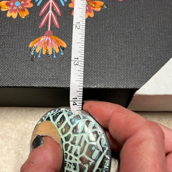 💕☠️NEW BRIGHT SUPER CUTE MULTI COLOR SUGAR SKULL CANVAS PICTURE🥰💕 - Picture 4 of 7